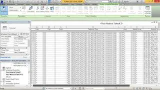 Revit Dersi 55 Malzeme Listesi Oluşumu