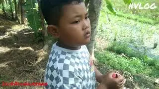 MAINAN DARI KALENG SUSU BEKAS, SUARANYA MENGGLEGAR- #PLOG