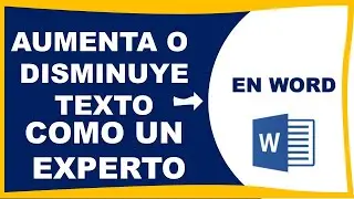No hay forma mas rápida, AUMENTA o DISMINUYE el tamaño del texto como un PRO