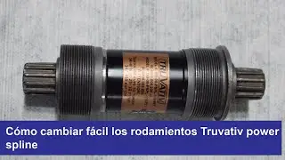 Cómo cambiar Fácil los rodamientos Truvativ power spline