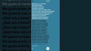 Me gustas tu lyrics.#shorts #music #lyrics