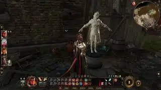 Baldur's Gate 3 . Живая статуя в Т позе