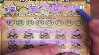 30$ Hoosier lottery Scratchoff ticket - Mega Cash Friday Funday
