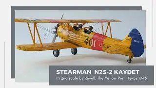 Revell Stearman N2S-2 Kaydet 1:72 Scale, The Yellow Peril
