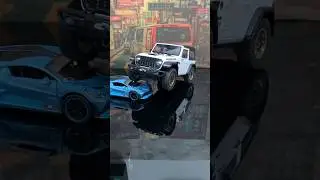 1:18 Scale Jeep Wrangler Rubicon Model | Hardtop Alloy Edition with Lights, Sound & Movable Parts