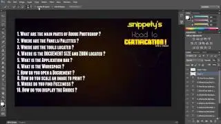 Photoshop Certification: First 10 Questions