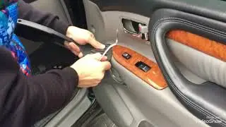 Снятие передней дверной карты LX470/LC100