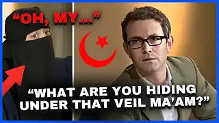 Muslim Women Almost TOPPLES OVER After Grasping Douglas Murray Can See Through Her! 