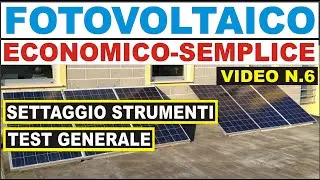 SETTAGGI INVERTER E TEST FINALE