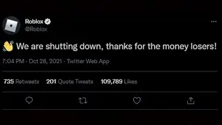 ROBLOX IS SHUTTING DOWN????