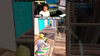Lil bro was moving ✍️ #romike2013 #fortnite #youtubechamps
