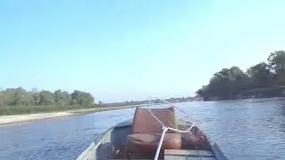 Беларусь .Припять осень 2024. Казанка с мотором Ямаха 4 .