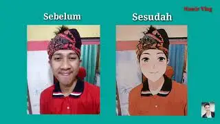 CARA MUDAH EDIT FOTO MENJADI ANIME KARTUN