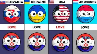 COUNTRIES  that HATE/ that LOVE CROATIA