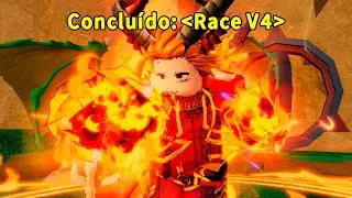 🐲A RAÇA MAIS ROUBADA! DRACO V4- Blox Fruits!