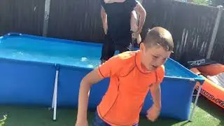 Family wrestling match (DAD VS MUM)