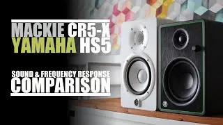 Mackie CR5-X  vs  Yamaha HS5  ||  Sound, Distortion & Frequency Response Comparison