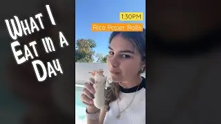 What I eat in a day🥑🍔🍿 