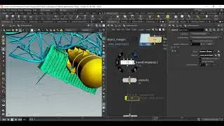 Metal deformation setup in sidefx houdini
