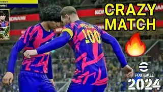 PES 2024🔥PS4 PRO Dramatic GAMEPLAY🔥eFootball 2024 Online Dramatic Match Dream Team