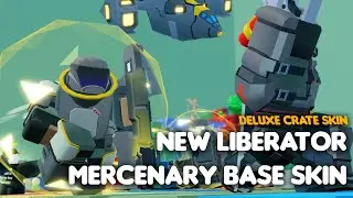 New Liberator Mercenary Base Skin Showcase! | Tower Defense Simulator (Roblox)