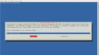 SERVIDOR LDAP DEBIAN 10