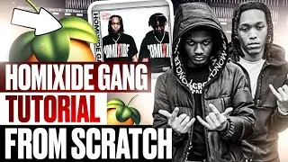 How To Make CRAZY BEATS For HOMIXIDE GANG FROM SCRATCH