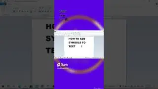 How to add symbols to text #techlearners #shorts #foryou #shortvideo #symbols