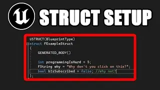 Start Creating STRUCTS in Unreal Engine 5 | UE5 CPP Struct Tutorial