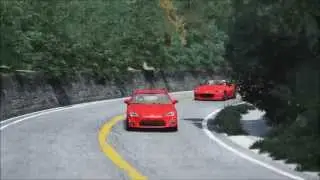 [Assetto Corsa]  GT86 vs Next? @akagi mountain pass