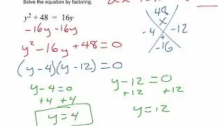 RWHS Alg 11-4 Day 2 Solving Quadratics by Factoring