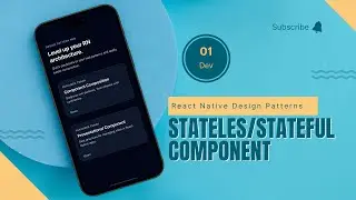 Stateless/stateful components -  React Native Design Patterns