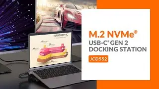 j5create M.2 NVMe USB-C® Gen 2 Docking Station | Model: JCD552