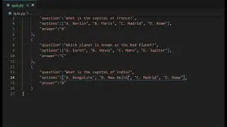 Python Quiz Game Project with Score Tracking 