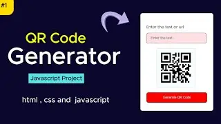 how to make QR code generator with javascript | Convert text to qr code |codz learners