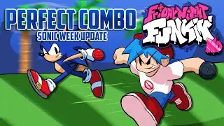 Friday Night Funkin' HD Sonic Week Update - Perfect Combo [Hard Difficulty, All Cutscenes]