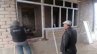 Бустон янги кургончага установка давоми