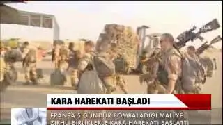 FRANSA, MALİ'DE KARA HAREKATINA BAŞLADI