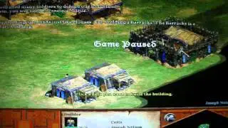 Let's Play Age of Empires 2 Campiagn 1 Scenario 3 Training the Troops