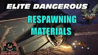 Elite Dangerous Crashed Anaconda Respawning cargo racks