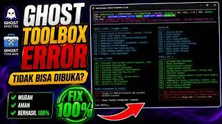 Ghost Toolbox Tidak Bisa Dibuka? stuck di layar hitam? begini Cara Mengatasinya