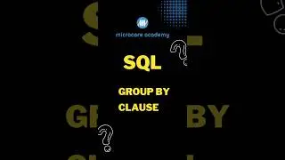 SQL GROUP BY CLAUSE | Learn #sql