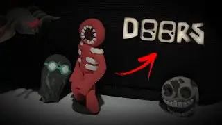 😨 Монстры из игры Двери В Роблокс из пластилина | roblox doors