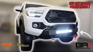 3rd Gen Tacoma WINCH BUMPER - Body Armor 4X4 with COMEUP 9.5lbs winch Rigid light bar