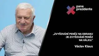 Pavel směřuje k prezidentskému systému. Lidé v ČT se považují za její majitele. | Václav Klaus