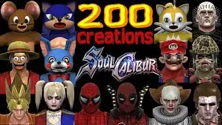 SOULCALIBUR V : ULTIMATE SHOWCASE - 200 CREATIONS !!!