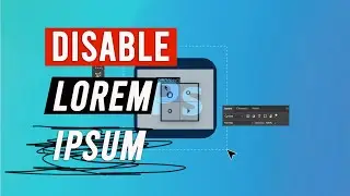 HOW TO DISABLE LOREM IPSUM TEXT IN ADOBE PHOTOSHOP CS - FIXED
