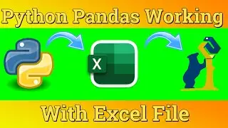 Data Analysis with Pandas: Create an Excel file and enter data in it. Real Time Example with Python