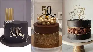 Beautiful chocolate cake ideas/Simple chocolate birthday cake ideas