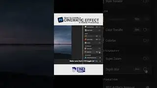Create a Cinematic Effect on your Photos. 🌄 #adobephotoshop #photoediting #cinematiceffect